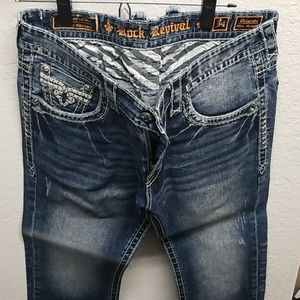 Men's Rock Revival Jeans, Starched and Ready to We